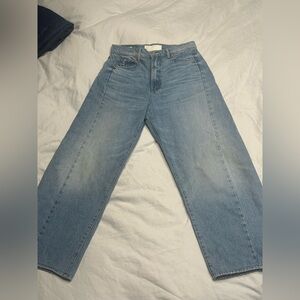 MOTHER half pipe flood barrel - Light Blue Vintage Wash Women’s Jeans